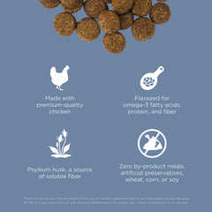 Go! Solutions kibble in bowl highlighting texture and color of molt protein