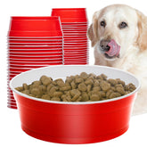GoSports Party Dog Bowl with red cup design for party-time feeding