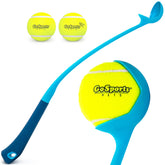 GoSports Pets ball launcher showing ergonomic non-slip handle for comfortable fetch.