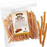 Gootoe soft turkey tendon pumpkin 1lb: tender chew for small and senior dogs