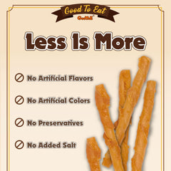 Gootoe Turkey Tendon Twist S dog chewing action, supports dental health during playtime.
