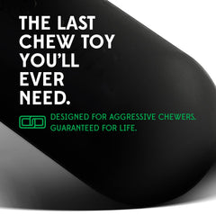 Goughnuts heavy-duty rubber close-up, showing durable construction for aggressive chewers.