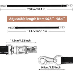 GOVIICTRICH cross ties with panic snap end for quick-release safety.
