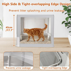GOYJOY five-inch deeper pan for larger litter capacity