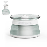 GOYJOY glass water tray highlights a hygienic cat fountain for clean drinking water
