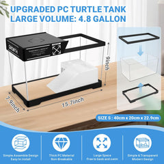 GOZILLA Aquatic Turtle Lid for safe enclosure and easy access