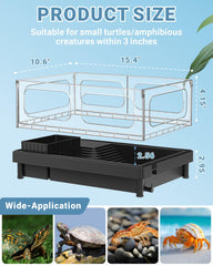 GOZILLA turtle lamp with bulbs, adjustable basking light for daily care.