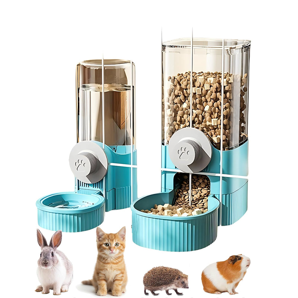 GPY automatic hanging feeder secured for easy pet meals.