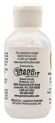 Grand Circuit White Lightning Gel jar close-up showing texture for safe topical use.