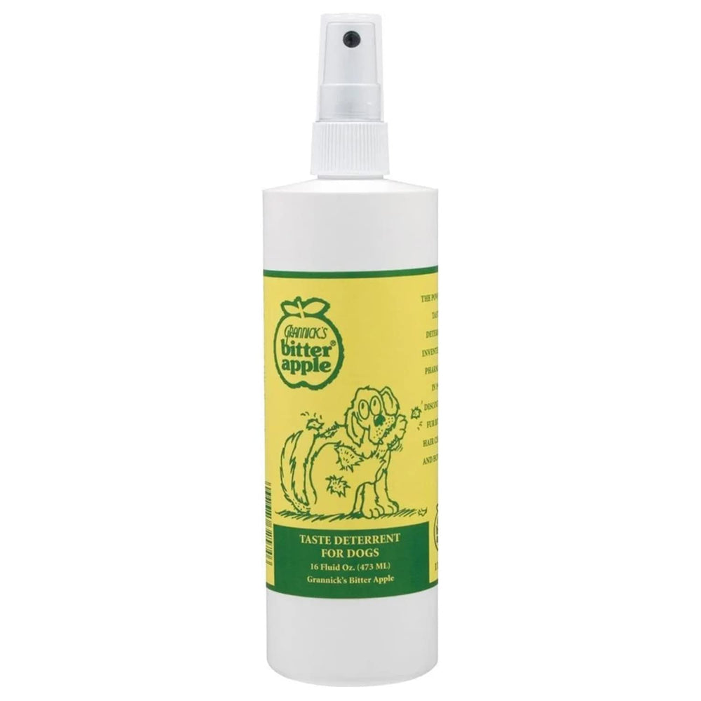 Grannick's Bitter Apple spray bottle 16oz ready to deter fur biting