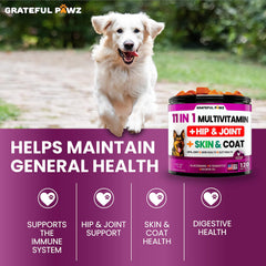 Grateful Pawz skin coat health closeup emphasizes shiny fur and comfort