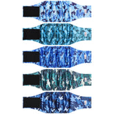 Grecle 5-pack dog diapers with varied patterns for versatile use at home.
