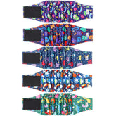 Grecle 5-pack dog diapers with varied patterns for versatile day-to-day wear.