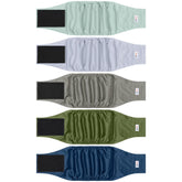 Grecle 5-pack dog diapers with varied patterns for male dogs, ideal for daily use.