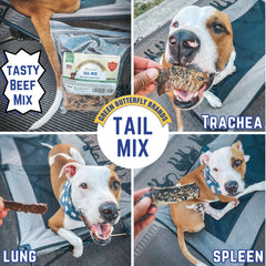 Green Butterfly Brands Tail Mix beef esophagus slices as a protein-rich snack