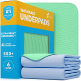 Green Lifestyle Washable Underpads pack-2-48x48 offering reliable bedding protection and reuse