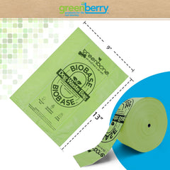Greenbone BioBase 300 bag roll designed for home and yard cleanup.