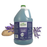 GreenGroom French Lavender & Chamomile bottle shows calming aroma for baths.
