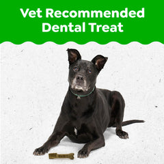 Greenies Teenie-Size senior dog chews promote fresher breath for small breeds.