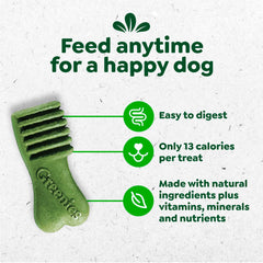 Greenies Anytime Bites Mint Flavor bag closeup highlighting small treats