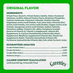 Nutrition label highlights natural ingredients and added vitamins.
