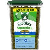 Greenies Feline Smartbites tuna flavor indoor cat treats support healthy weight