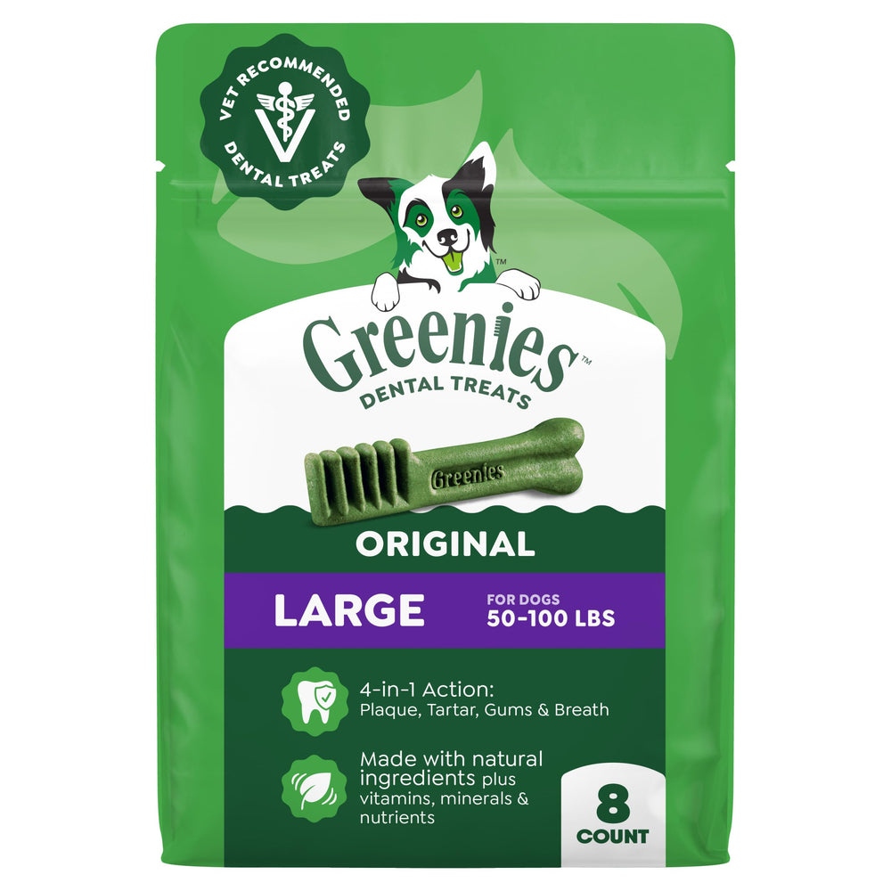 Greenies large dental chews front pack - original flavor for large dogs