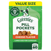 Greenies Pill Pockets large cheese flavor pouch for easy medication masking