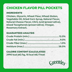 Greenies Pill Pockets small cheese close-up showing cheese flavor appeal.