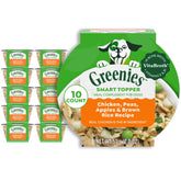 Greenies Smart Topper with chicken chunks boosts meals.