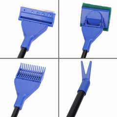 GreenJoy gravel rake cleaning substrate while protecting fish.