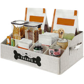 GreenPetopia dog treat container with large capacity for organized essentials