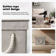 GreenPetopia reinforced edges on fabric basket ensure durable use.