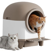 Greesum UltraSmart setup shows a spacious, clean litter area for multiple cats.