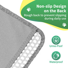 GRELY cat litter mat paw-safe EVA surface gentle on paws