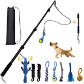 GRETMIX Flirt Pole adjustable length for versatile outdoor play
