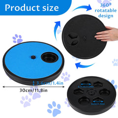 Grevosea scratch board with treat compartment enabling slow feeding and mental enrichment