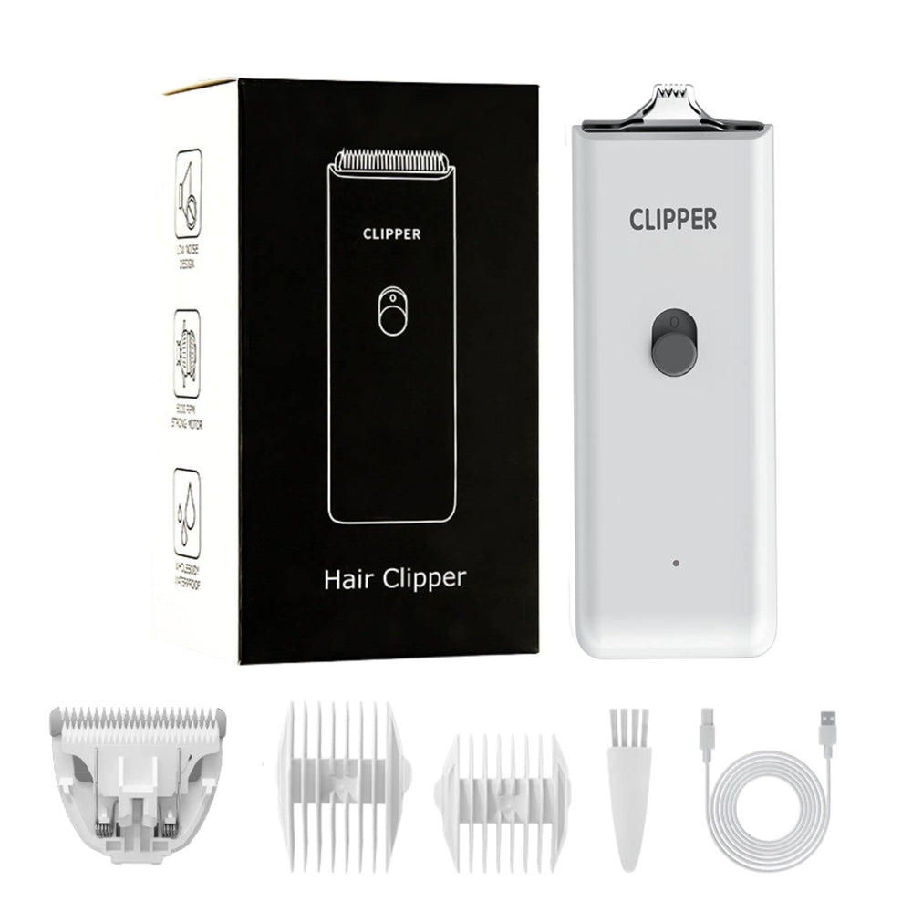 Grimgrow detachable ceramic blades clipper for safe at-home grooming