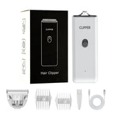 Grimgrow detachable ceramic blades clipper for safe at-home grooming