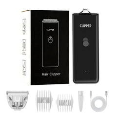 Grimgrow clipper with detachable ceramic blades for easy cleaning and smooth trimming.