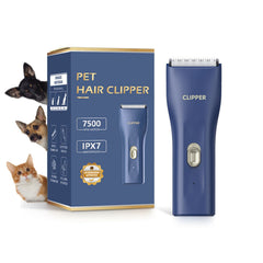 Grimgrow dog grooming kit clipper in use for efficient fur trimming