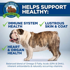 Grizzly Algal Plus dog serving guide for daily dosing