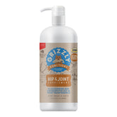 Grizzly Joint Aid liquid bottle front view for pets, signaling joint support.