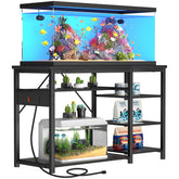 GRLEAF 55-75 gallon stand showcases robust-construction for heavy tanks.