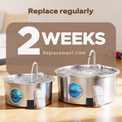 GROOKPET activated carbon and ion resin filter close-up for clean taste