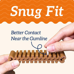 Groovies FlexChew long-lasting chew supports extended chewing sessions.