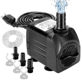 GROWNEER submersible pump body, compact design for quiet aquarium circulation.