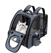Groxkox Bubble Window backpack offers a clear view for your cat during travel