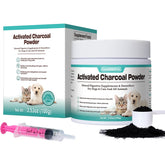 Guanshiya Activated Charcoal for Pets bottle — convenient powder for toxin absorption