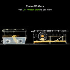 GuineaLoft Model-P3 shows 360-degree acrylic view for interaction